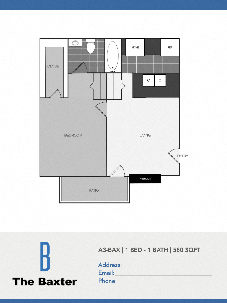 The Baxter A3 Floor Plan